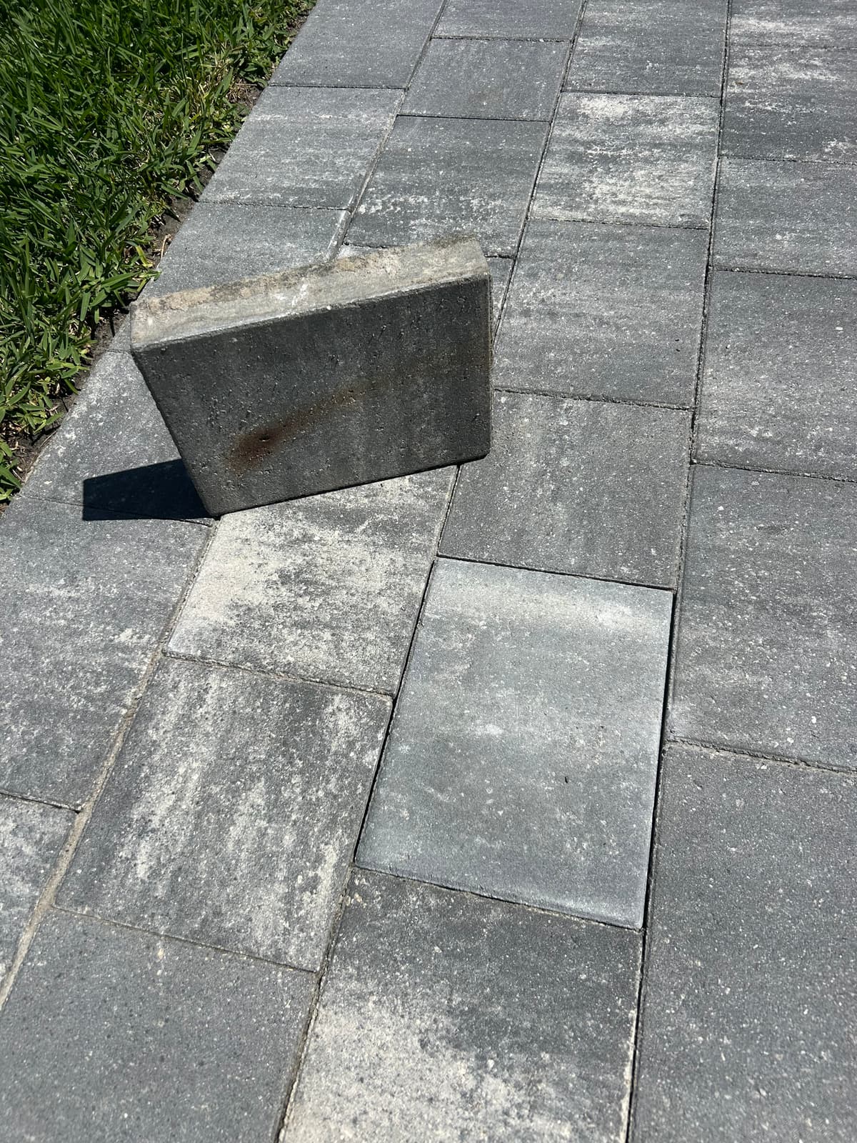 Before paver installation